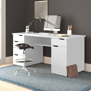 Ivy Bronx Social Changing Led L-Shape Computer Desk