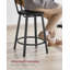 Alfonsa Upholstered and Faux Leather Bar Stool