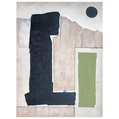 Jecca Canvas Wall Art - Beige