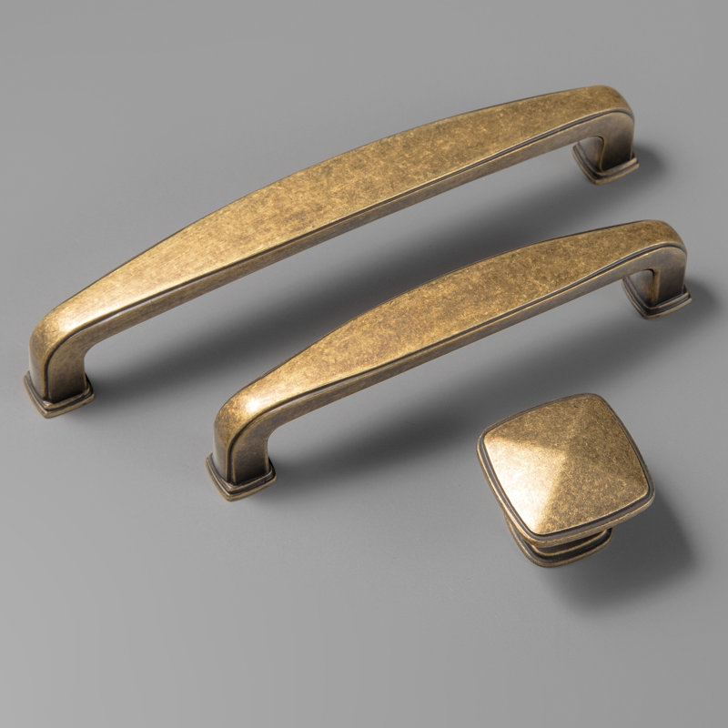 Bar Pull Multipack, Laiton antique, 3 3/4"