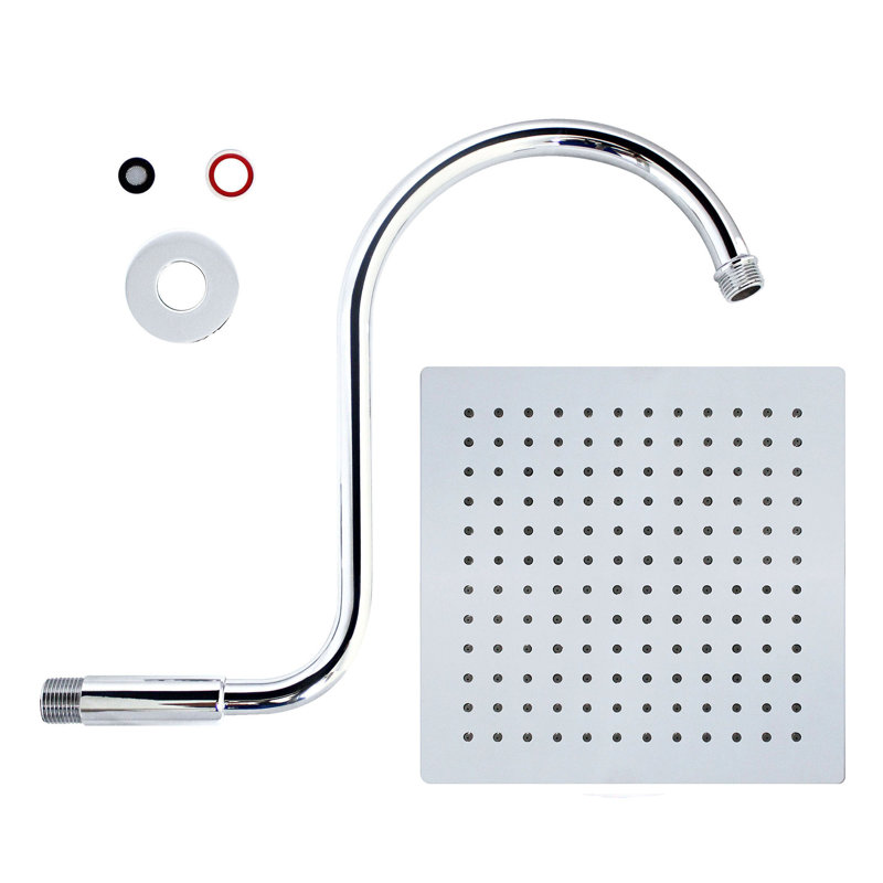 Rain Rain Shower Head 1.75 GPM GPM with Aerating, Polished Chrome