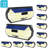 Count 148 - Head LED Solar Powered Dusk to Dawn Outdoor Security Wall Pack with Motion Sensor