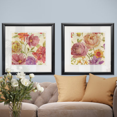 " Summer Sorbet I " 2 - Pieces Painting Print