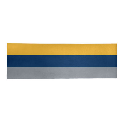 Bleu marine tissé à plat