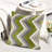 Chevron Faux Fur Pillow Cover-2105491178