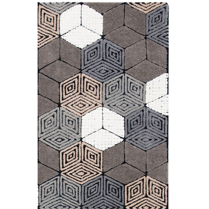 Tapis en laine touffeté à la main Fifth Avenue, Carré 7 pi