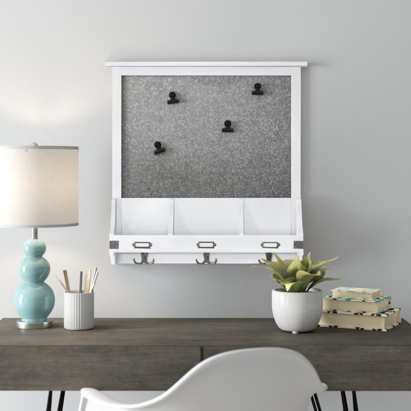 Tableau d'affichage mural magnétique, Blanc