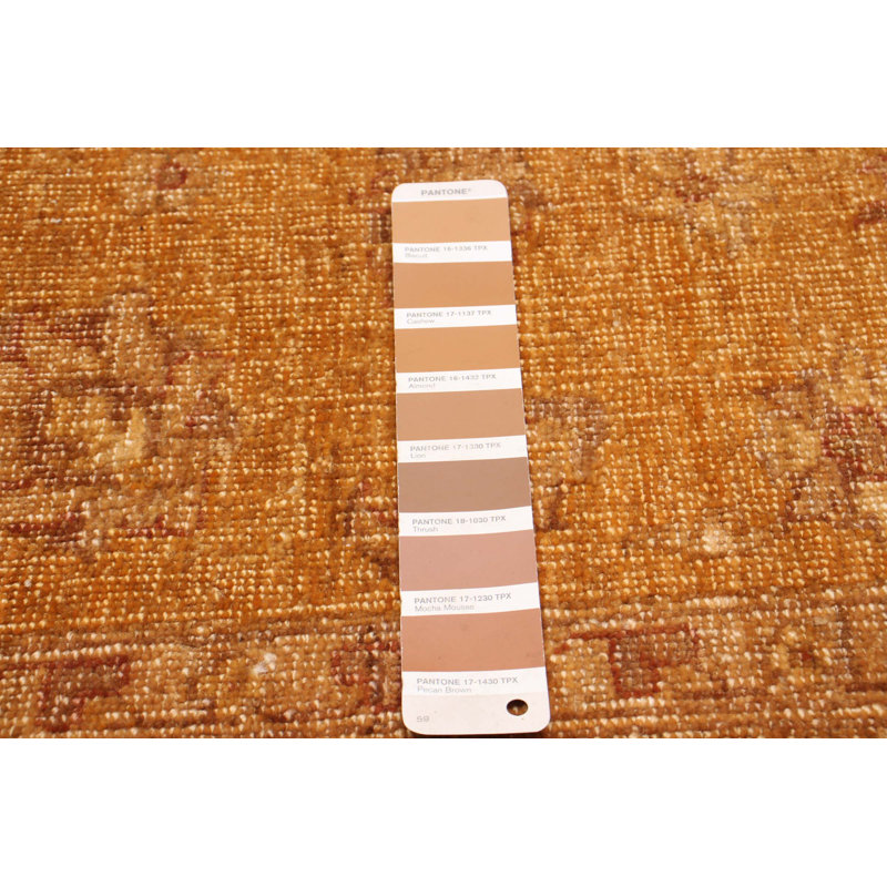 Tapis unique en laine noué à la main 5 pi x 6 pi 2 po nouvel âge Dzamhur