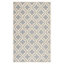 Tapis argent / ivoire en laine Cannen-377306744