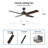 52" Pull Chain Ceiling Fan with Light-696807985