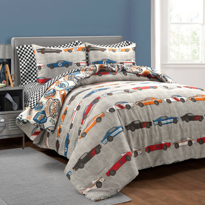 Ensemble d'édredon réversible avec draps Lush Decor