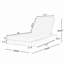 Chaise longue d'extérieur en bois d'acacia massif-1832890929