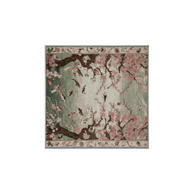 Tapis gris lavable à la machine