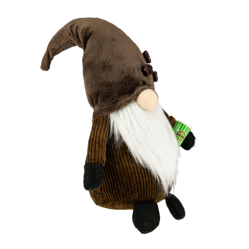 Gnome 14,5 "à grain de café brun avec tasse à café