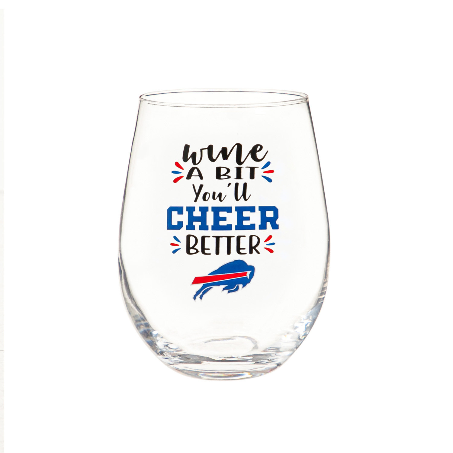 Officially Licensed Sports Stemless Wine Glasses