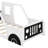 Twin Classic Car-Shaped Platform Bed With Wheels-562863510