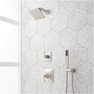 Vilamonte Pressure Balance Shower System with Hand Shower - Chrome