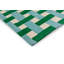 Hand Tufted Wool Geometric Area Rug in Emerald/Aquamarine-1774272458