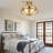 Keyin 17.71Inch Classic Flower-shaped Ceiling Light