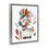  Art mural sur toile Rainbow Blooms Zebra Floater par LSR Design Studio