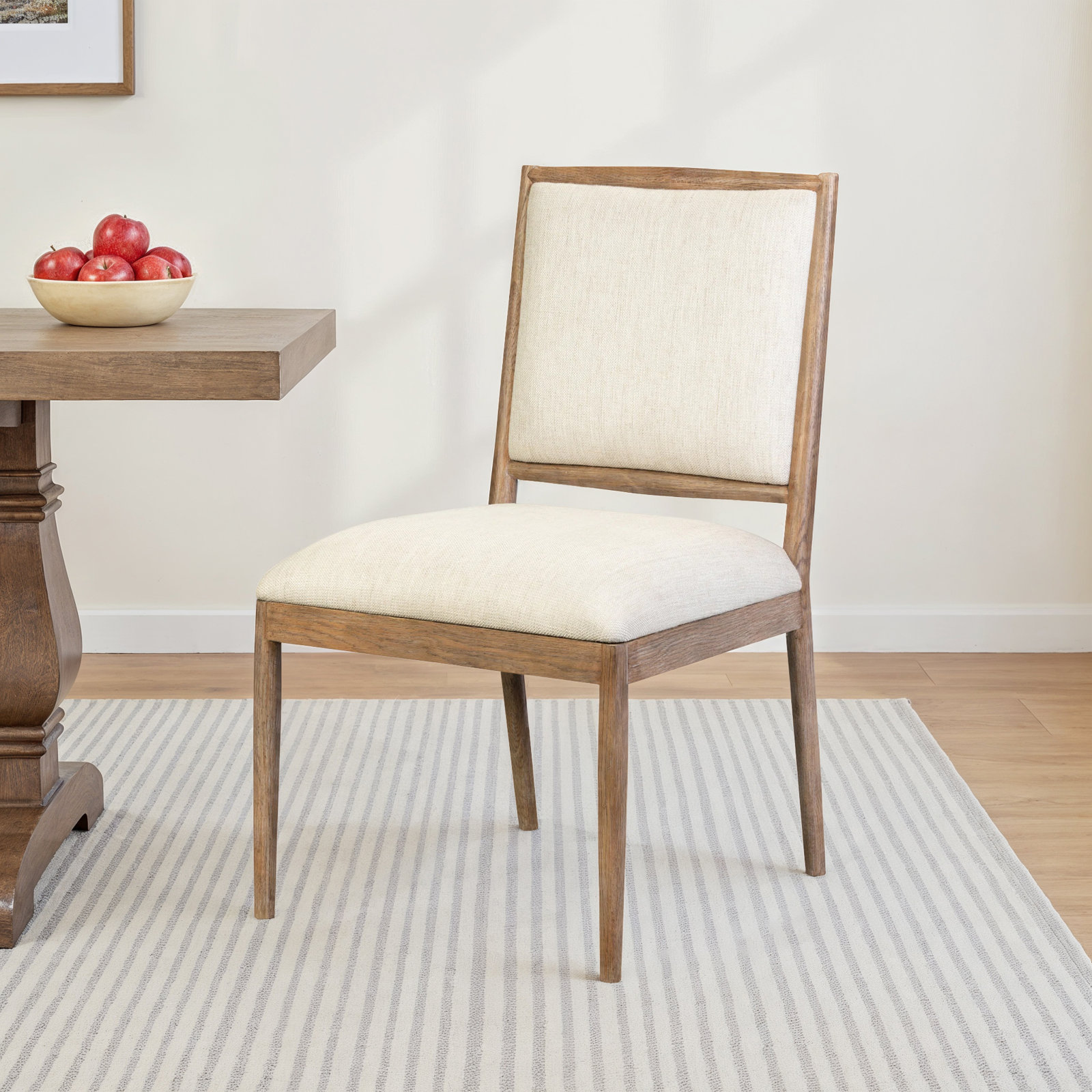 Cayenne Oak Side Chair, Cream