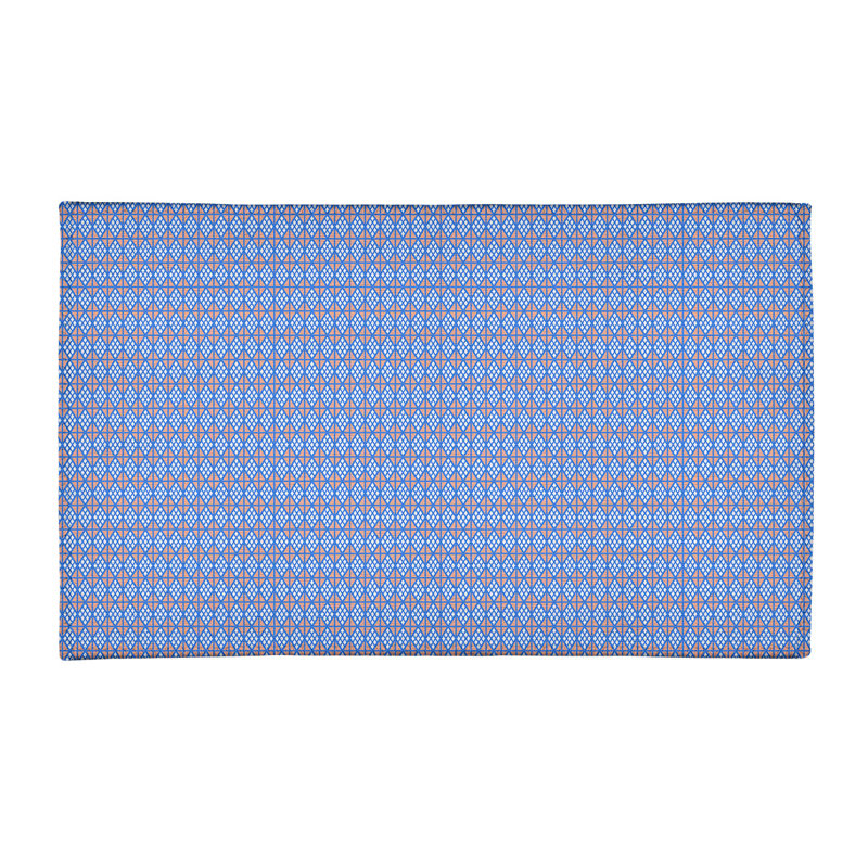 Tapis de zone mauve foncé diamants, Rectangle 3 pi x 5 pi