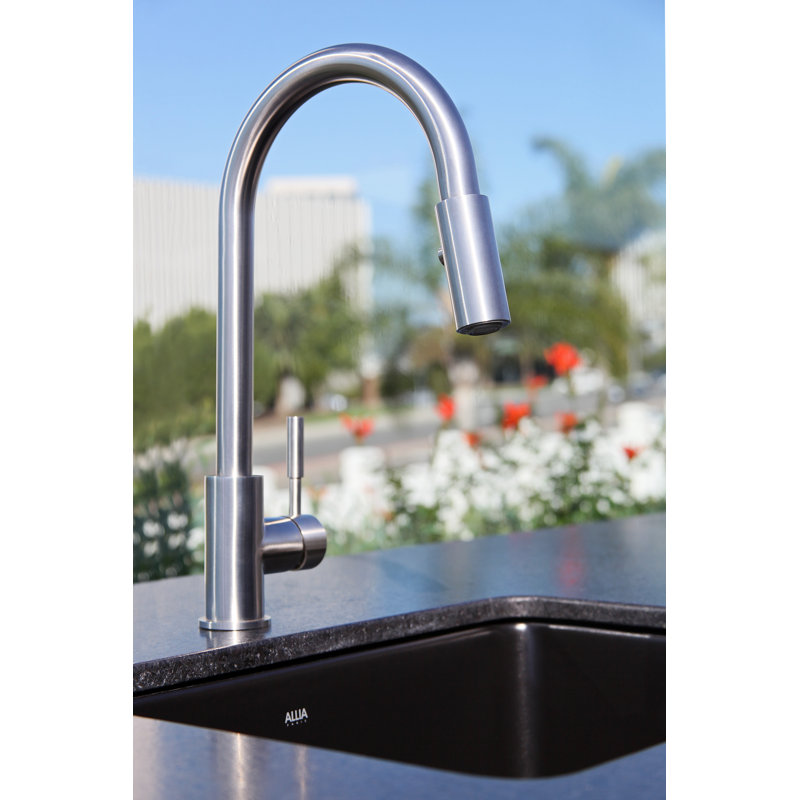 Lux™ Pull-Down Bar/Food Prep Kitchen Faucet, Polished Nickel
