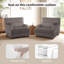 Modern Upholstered Arm Accent Chair With Pillow(Set of 2)-225776783