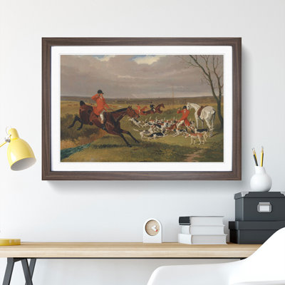 The Suffolk Hunt Vol.1 by John Frederick Herring - Framed Print