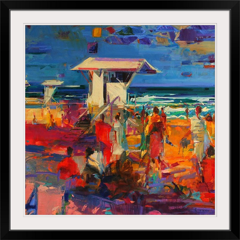 «Martino Palm Beach, Florida, 2011» par Peter Graham, reproduction d'art, H 28 x l 28 po x P 1 po, Cadre noir