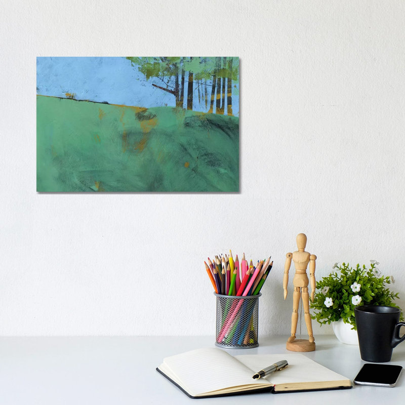 Token Trees Three by Paul Bailey - Wrapped Canvas Painting, 20.32 cm H x 30.48 cm W