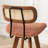 Sirine 4 Pieces Swivel Linen Counter Stool-103707231