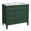 Meuble-lavabo sur pied 36 po avec lavabo en céramique et armoire à miroir-169138364-169138367