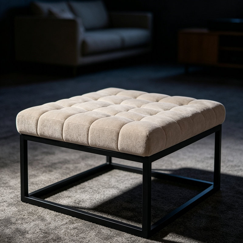 Linen Upholstered Bench