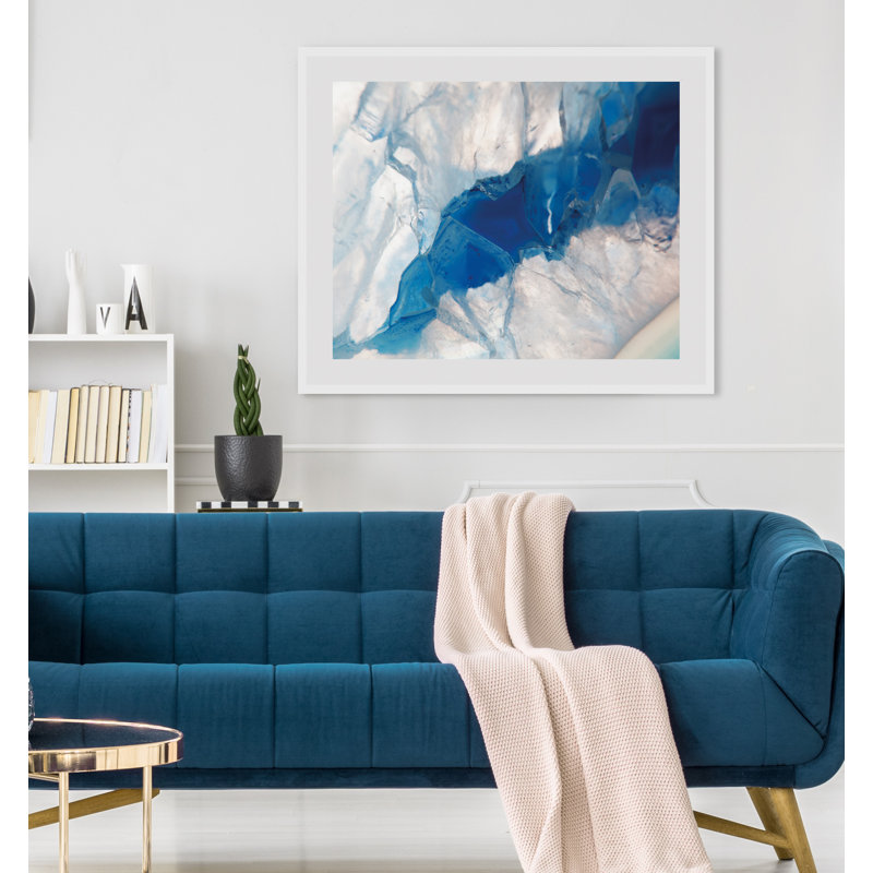 Marble - Single Picture Frame Print, 40 cm H x 30 cm W