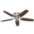 Builder Low Profile 52" 5 - Blade Flush Mount Ceiling Fan with Lights and Pull Chains-56421043