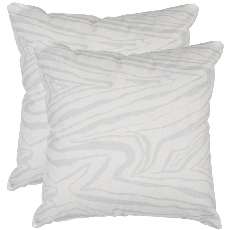 Mccloskey Geometric Feather Reversible Throw Pillow