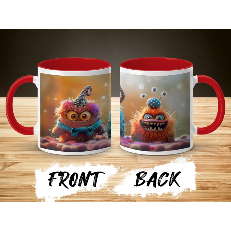 Ceramic Coffee Mug, Red