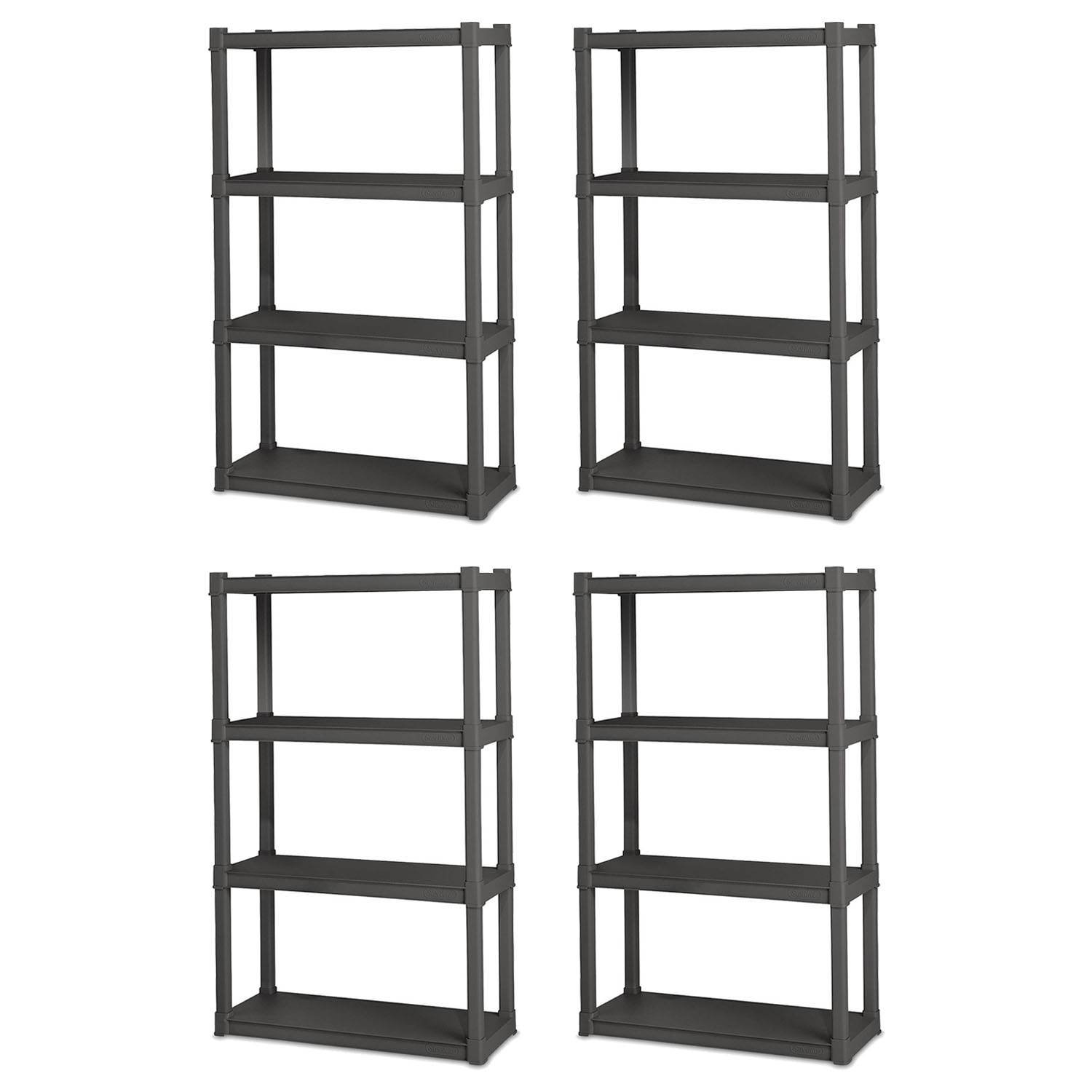 Sterilite 34.5'' W Plastic Shelving Unit & Reviews Wayfair Canada