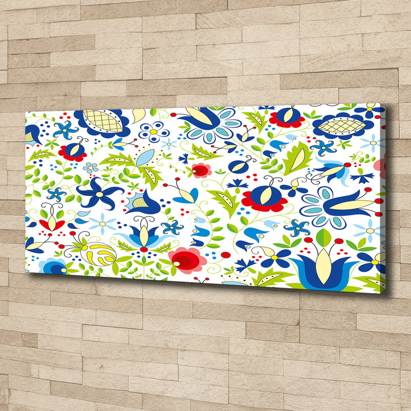 Ethnic Pattern - Wrapped Canvas Print