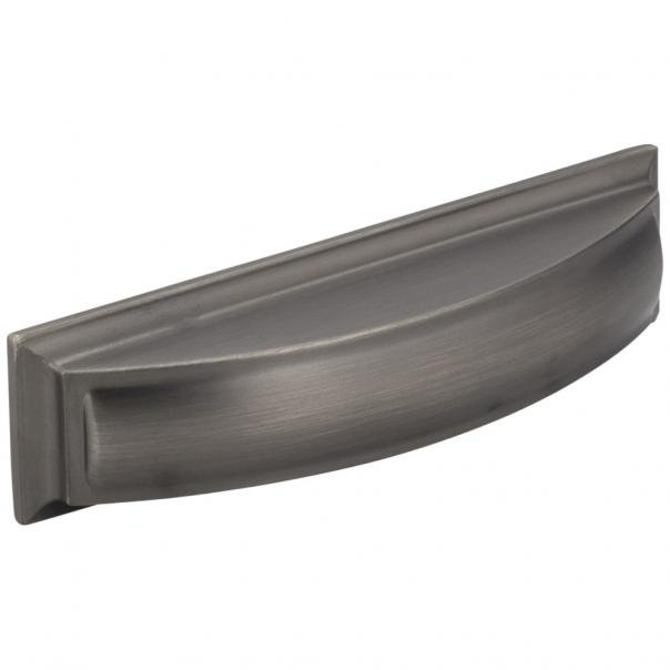Annadale Cup/Bin Pull, Brushed Pewter, 3 3/4"