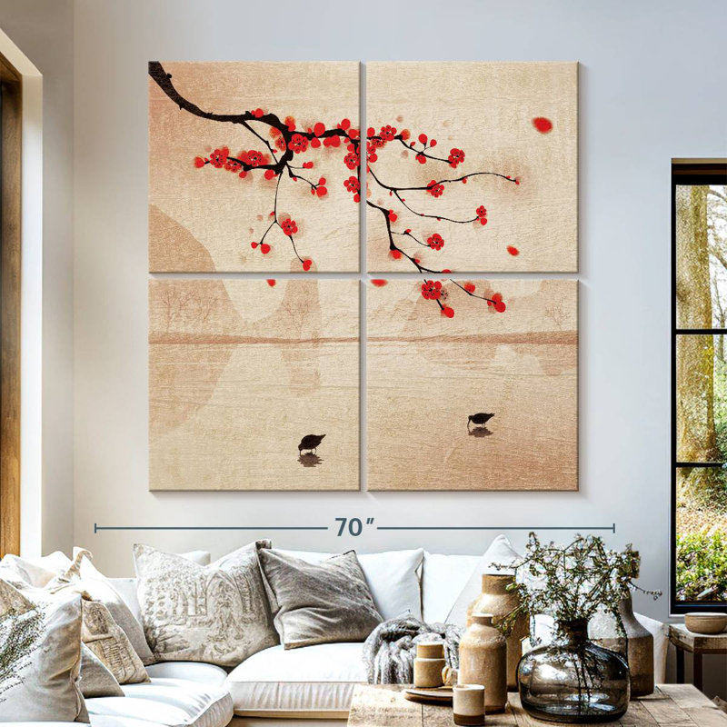 Harnek Cherry Blossom, 57" H x 57" W