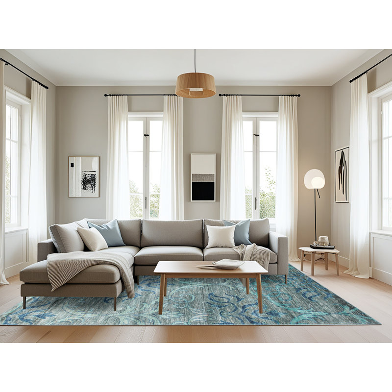 Tapis vert contemporain, Rectangle 8 pi x 10 pi