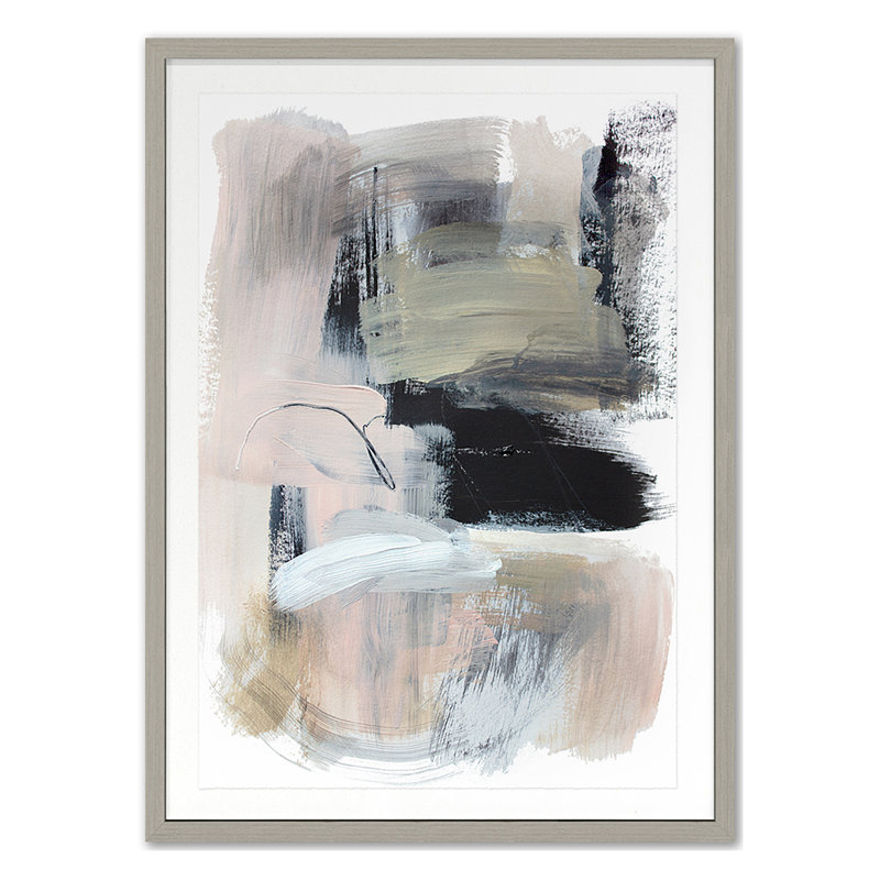 Subtle Gestures 1 Print by Bainbridge, Hope, Gray Single Picture Framed, 30'' H x 22'' W