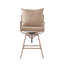 Tabouret de bar d'extérieur pivotant avec coussins, tabouret de bar réglable en hauteur, conception de tuyau de plombier durable-1626838192-1626838199