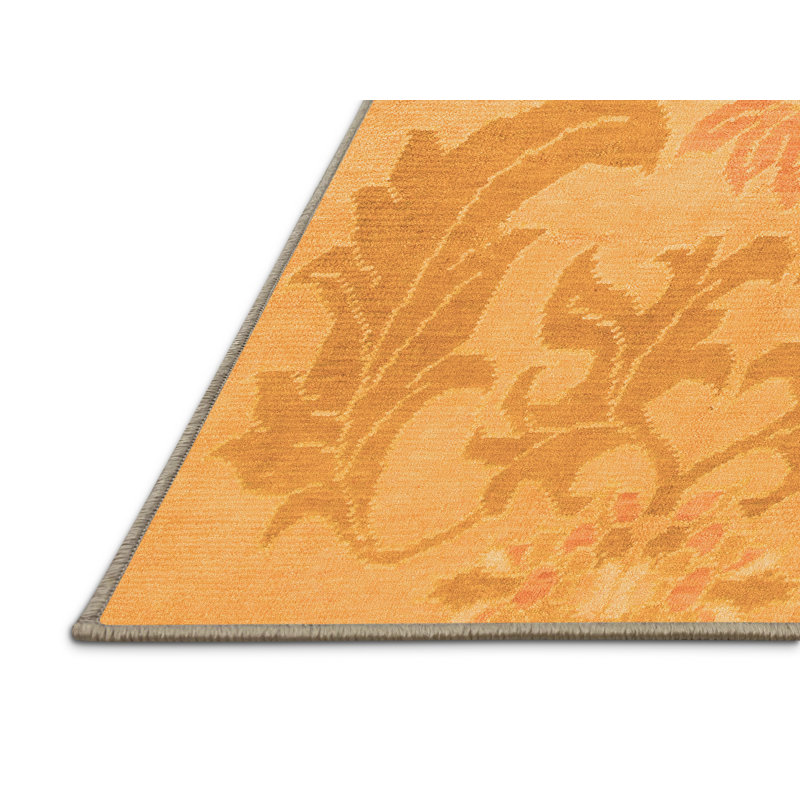Macheal Performance Floral Indoor Rug, Rectangle 5' x 8'