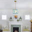 Luminaire suspendu en verre coloré Tiffany-2138741287