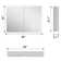 Daleah Recessed or Surface Mount Frameless LED Medicine Cabinet with Mirror and 3 Adjustable Shelves, Defogger, Rounded Edge