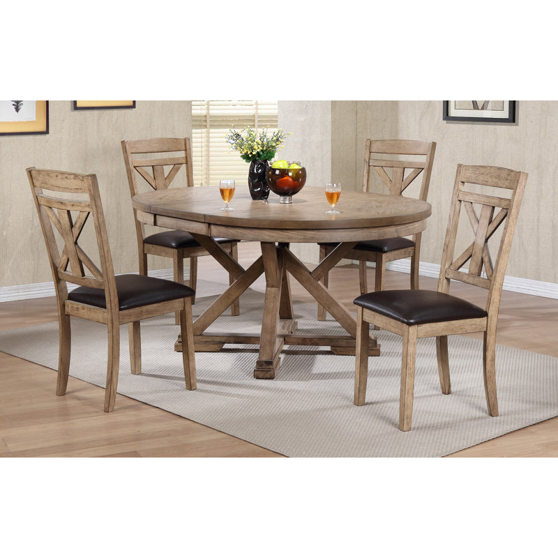 Denfield Extendable Round Dining Table