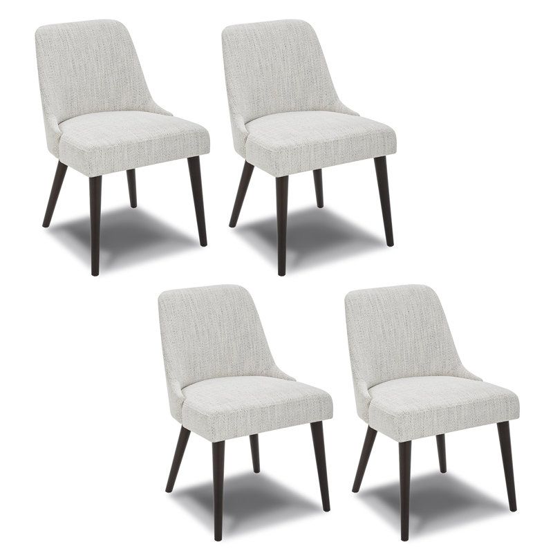 Brisny 19.3'' H Fabric Upholstered Side Chair, Gray